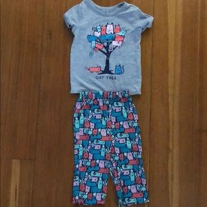 Girls pajamas cat and jack, cat tree